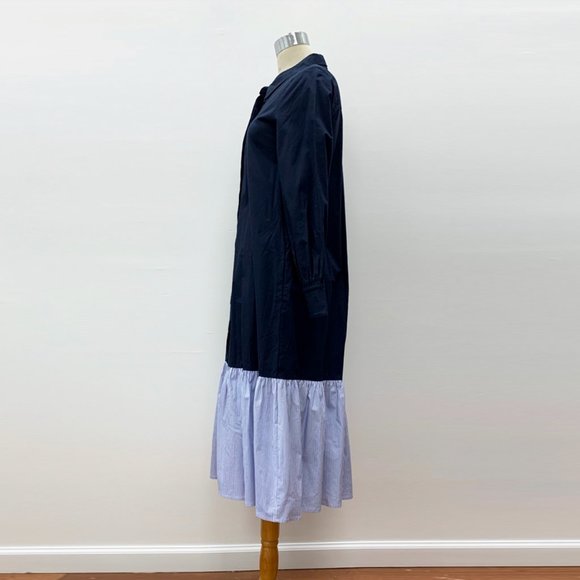 Stripe Button Down Shirt Dress (Dot & Stripe) - Picture 3 of 4